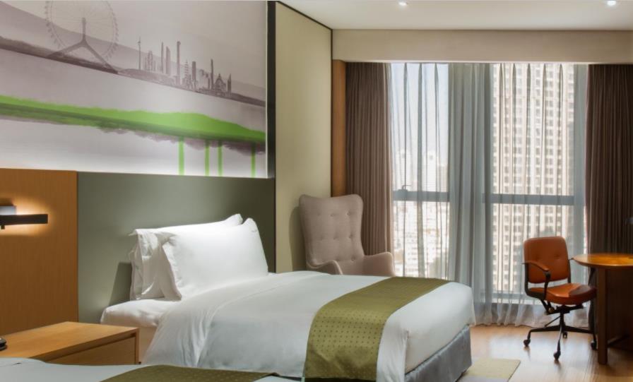 Holiday Inn & Suites Tianjin Downtown By Ihg,Tianjin Drum Tower,Joycity Shopping Mall,Tianjin Ancient Cultural Street,Haihe River,The Porcelain House,Convenient Access To Tianjin Binhai International Airport מראה חיצוני תמונה