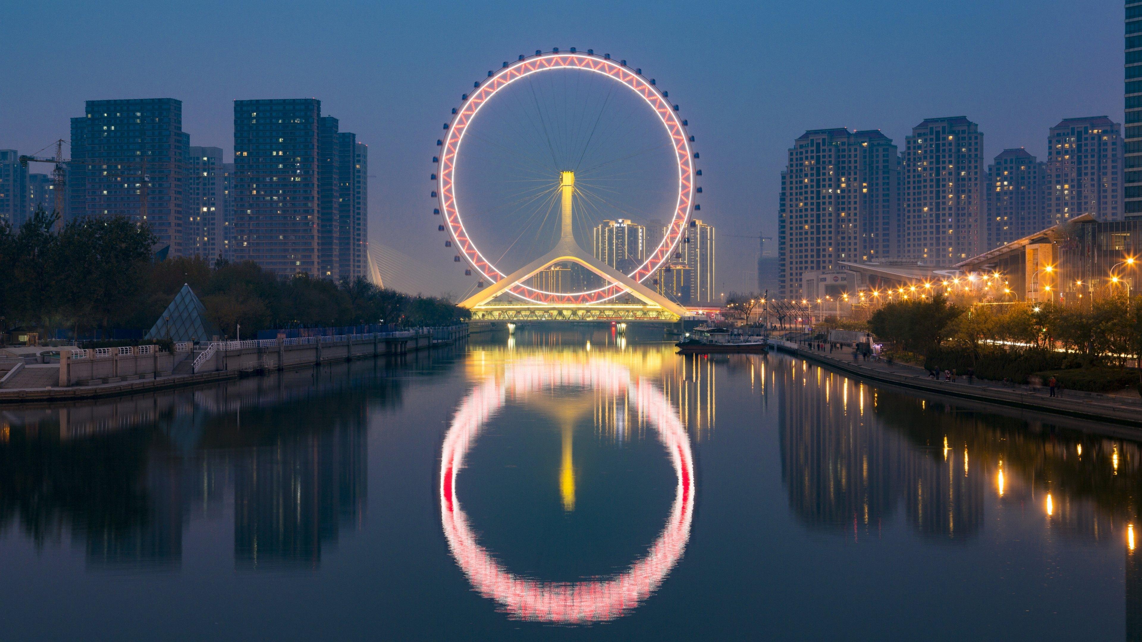 Holiday Inn & Suites Tianjin Downtown By Ihg,Tianjin Drum Tower,Joycity Shopping Mall,Tianjin Ancient Cultural Street,Haihe River,The Porcelain House,Convenient Access To Tianjin Binhai International Airport מראה חיצוני תמונה