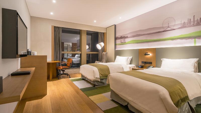 Holiday Inn & Suites Tianjin Downtown By Ihg,Tianjin Drum Tower,Joycity Shopping Mall,Tianjin Ancient Cultural Street,Haihe River,The Porcelain House,Convenient Access To Tianjin Binhai International Airport מראה חיצוני תמונה